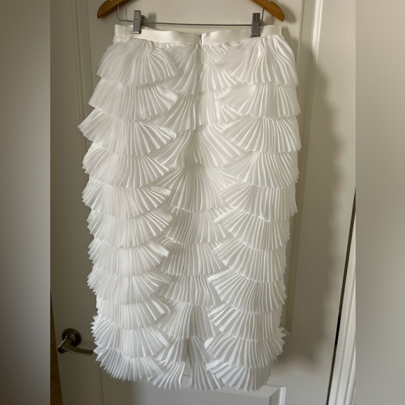 Andrea Iyamah Ari MIDI Skirt White size 12 - Picture 2 of 6